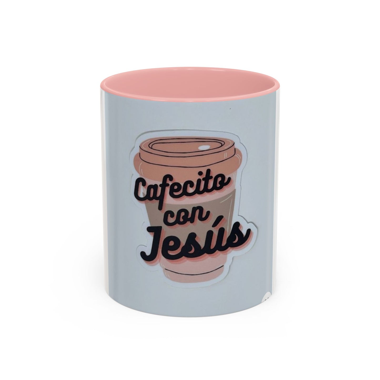 Cafecito con Jesús Coffee Mug - 11/15oz Accent Mug for Faith & Coffee Lovers