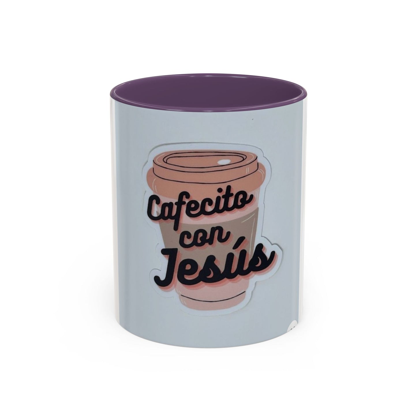 Cafecito con Jesús Coffee Mug - 11/15oz Accent Mug for Faith & Coffee Lovers
