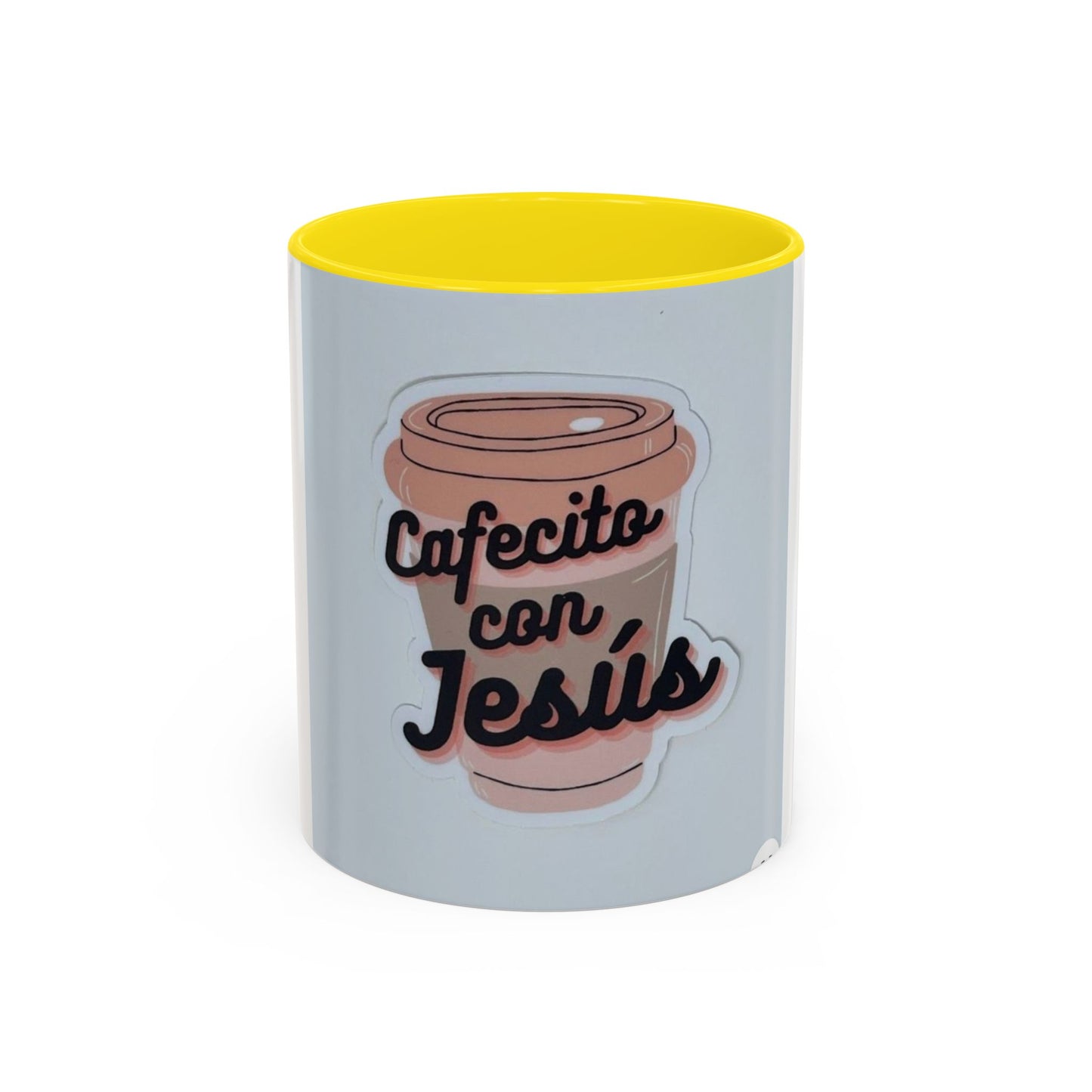 Cafecito con Jesús Coffee Mug - 11/15oz Accent Mug for Faith & Coffee Lovers