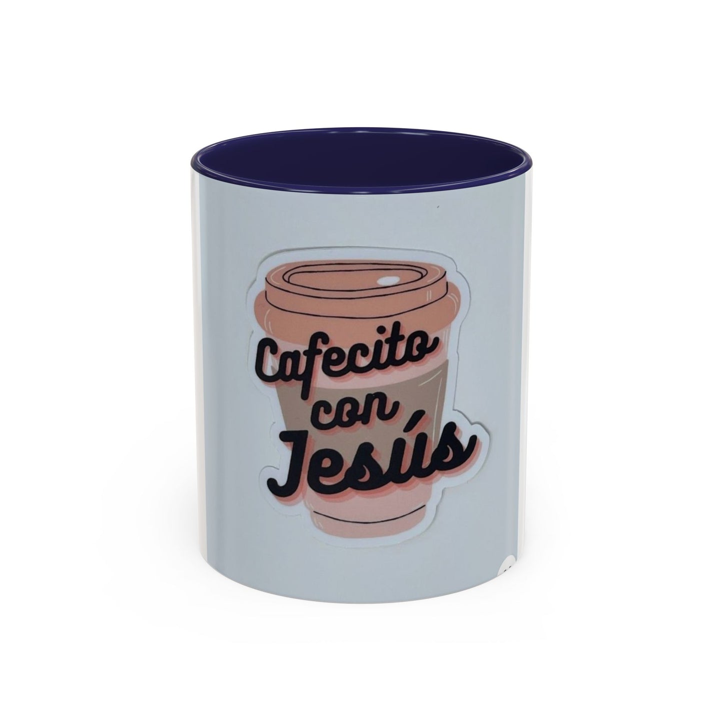 Cafecito con Jesús Coffee Mug - 11/15oz Accent Mug for Faith & Coffee Lovers