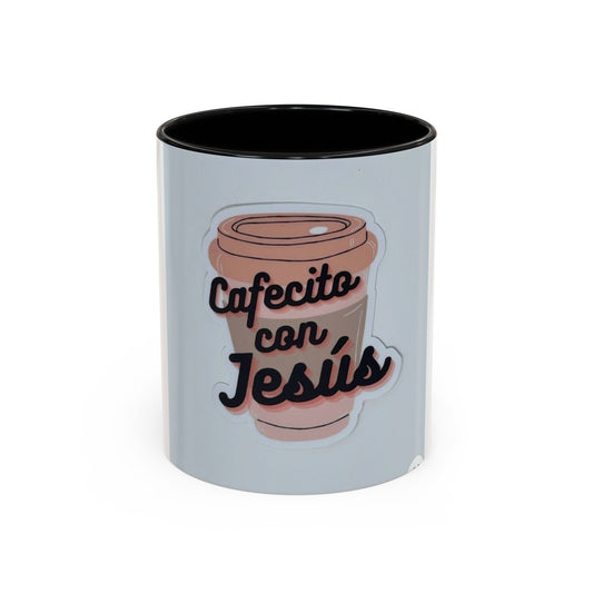 Cafecito con Jesús Coffee Mug - 11/15oz Accent Mug for Faith & Coffee Lovers