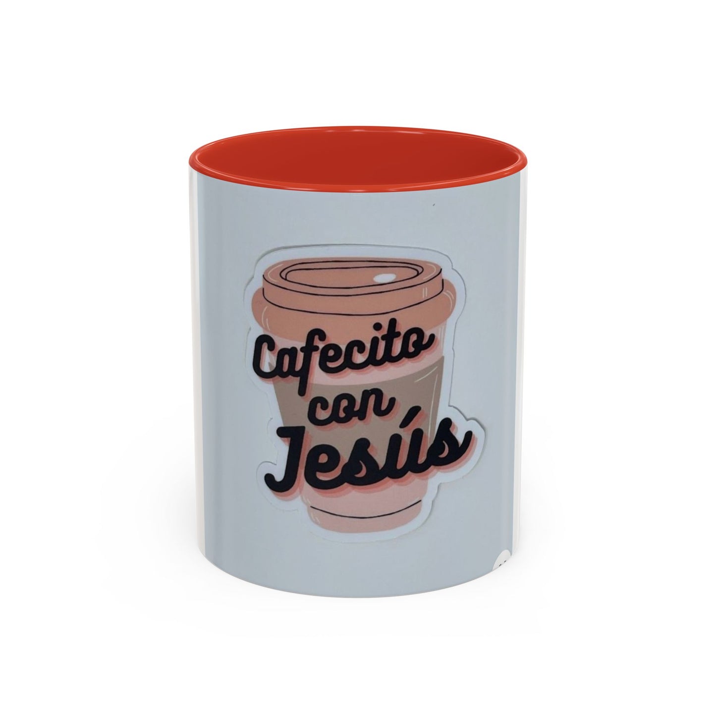 Cafecito con Jesús Coffee Mug - 11/15oz Accent Mug for Faith & Coffee Lovers